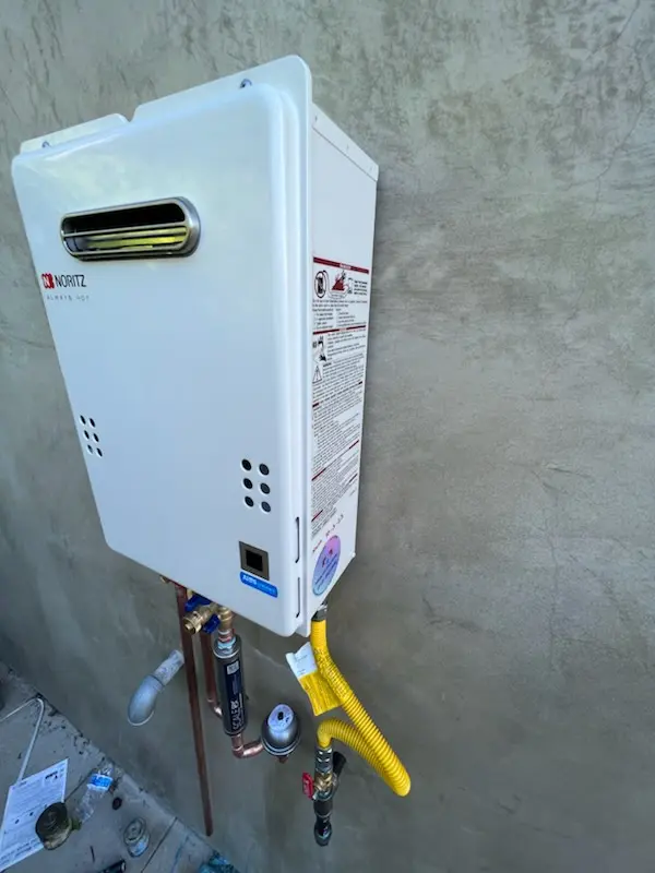 Tankless water heater installation for Clay Arsenal homes
